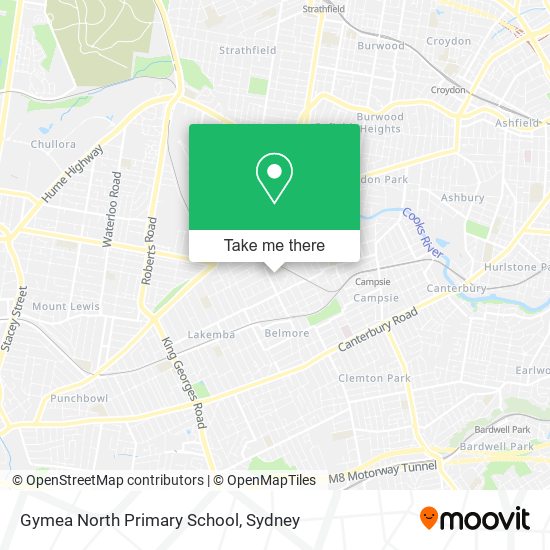 Gymea North Primary School map