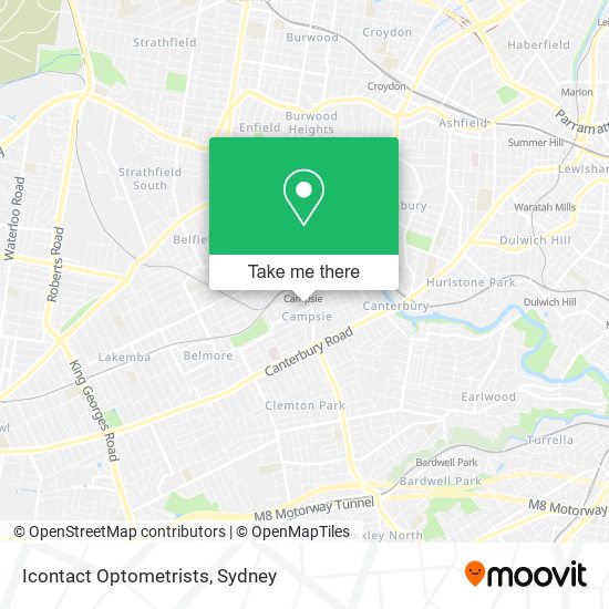 Icontact Optometrists map