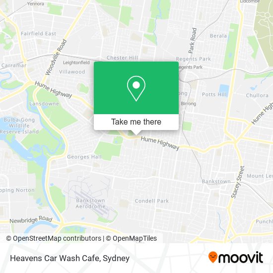 Mapa Heavens Car Wash Cafe