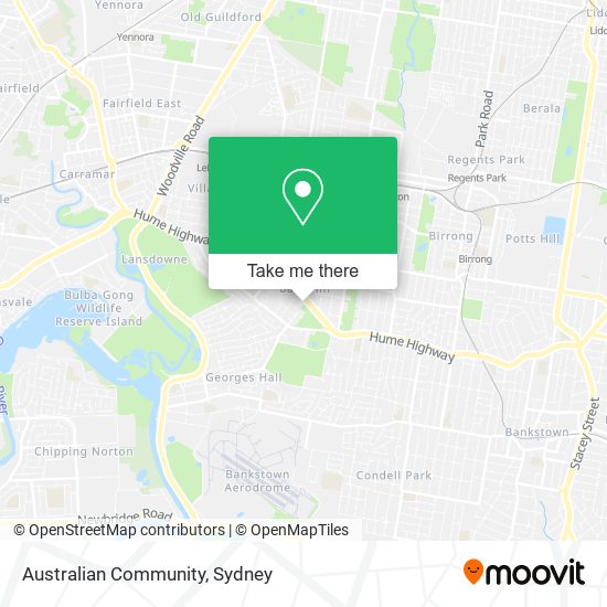 Australian Community map