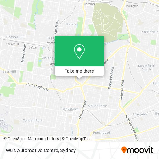 Wu's Automotive Centre map