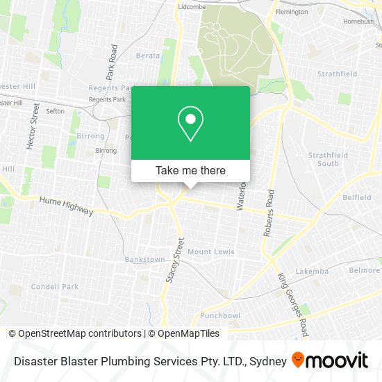 Disaster Blaster Plumbing Services Pty. LTD. map