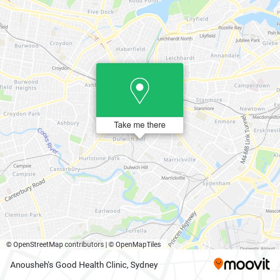 Anousheh's Good Health Clinic map