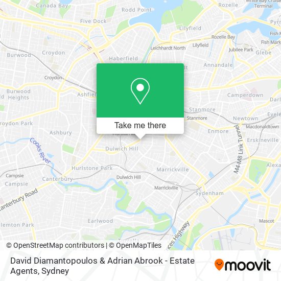 Mapa David Diamantopoulos & Adrian Abrook - Estate Agents
