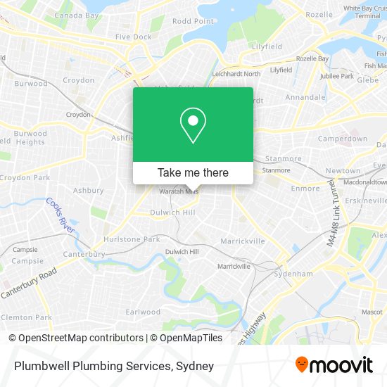 Mapa Plumbwell Plumbing Services