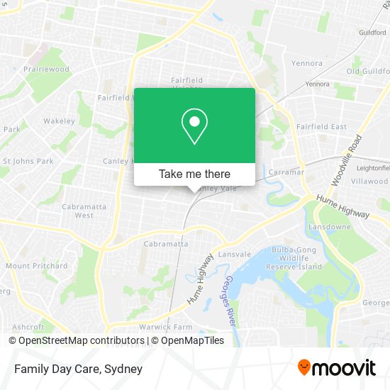 Family Day Care map