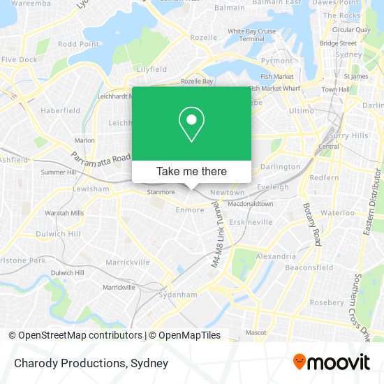 Charody Productions map