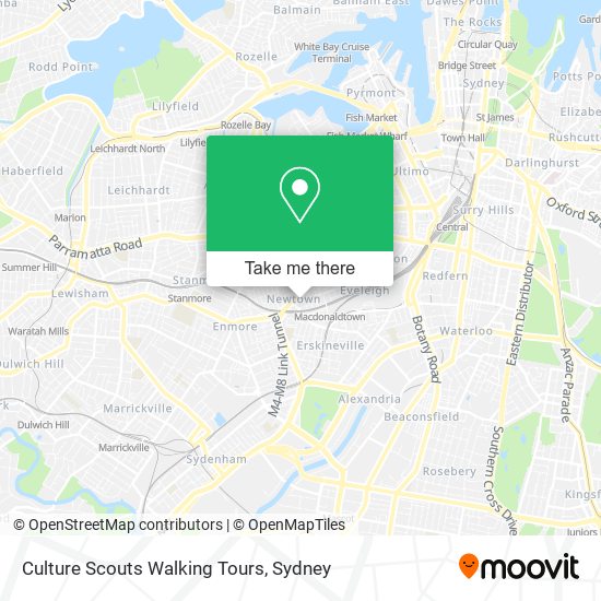 Culture Scouts Walking Tours map