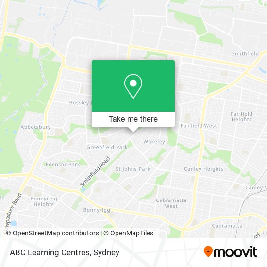 ABC Learning Centres map