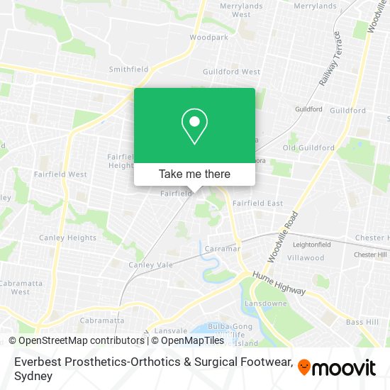 Everbest Prosthetics-Orthotics & Surgical Footwear map