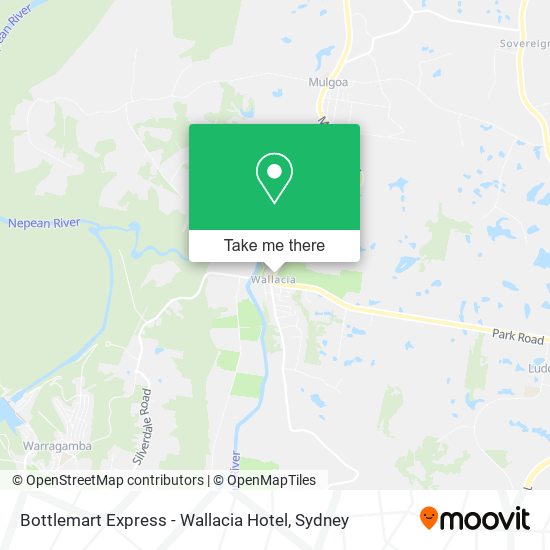 Mapa Bottlemart Express - Wallacia Hotel
