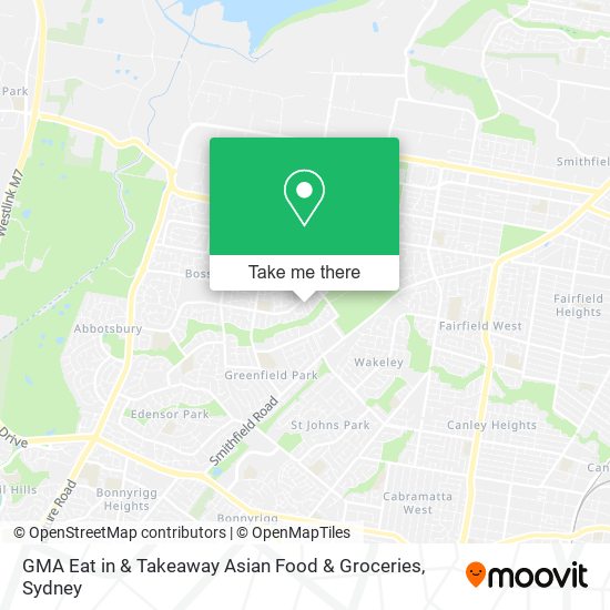 GMA Eat in & Takeaway Asian Food & Groceries map