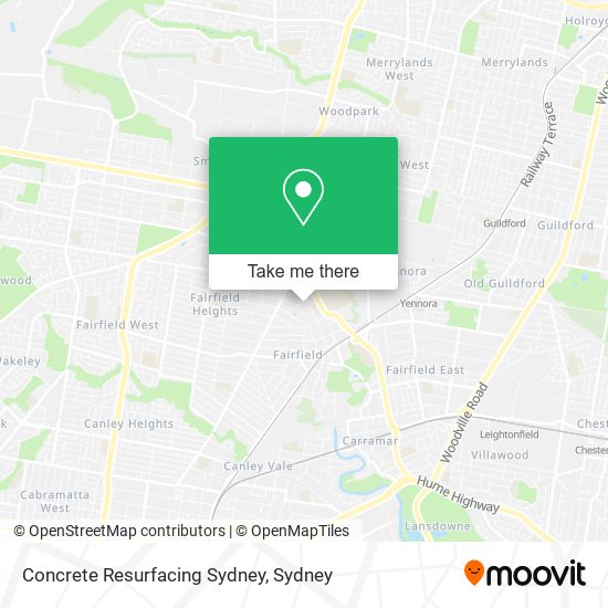Mapa Concrete Resurfacing Sydney