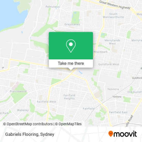 Gabriels Flooring map