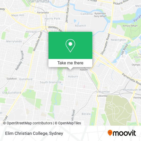 Elim Christian College map