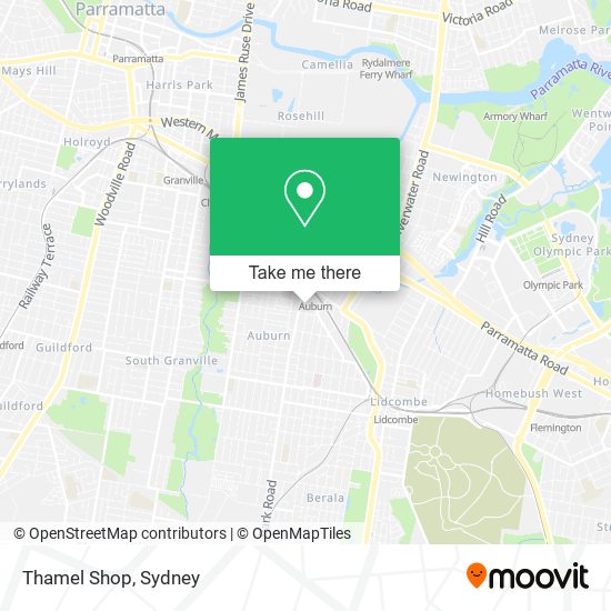 Thamel Shop map
