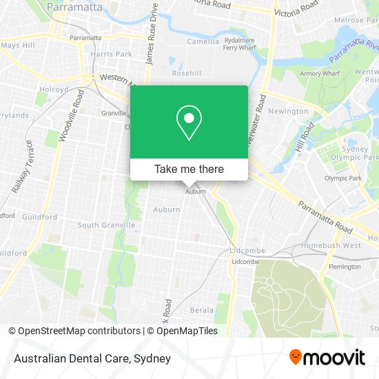 Mapa Australian Dental Care