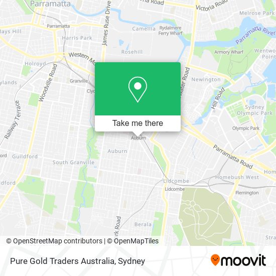 Pure Gold Traders Australia map