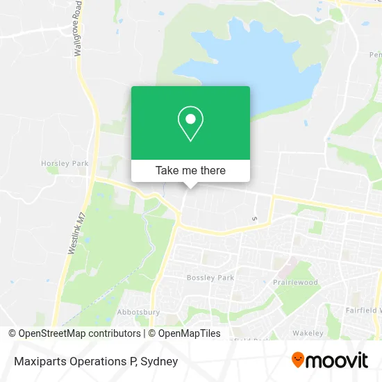 Mapa Maxiparts Operations P
