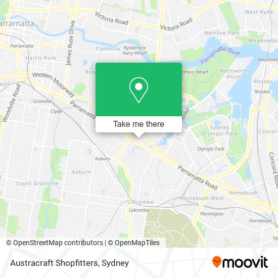 Austracraft Shopfitters map