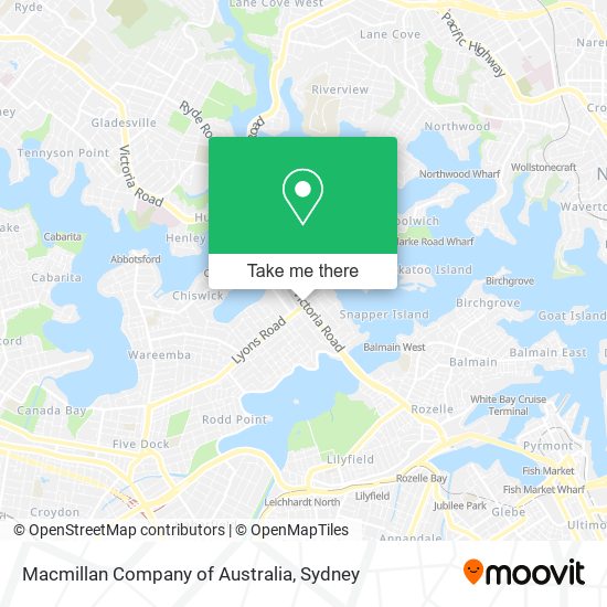 Macmillan Company of Australia map