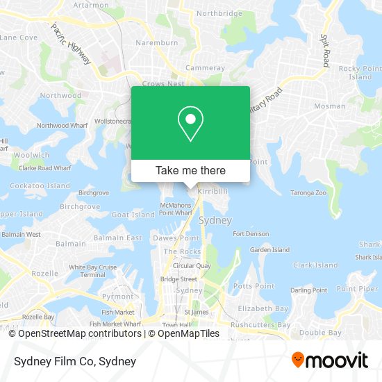 Sydney Film Co map