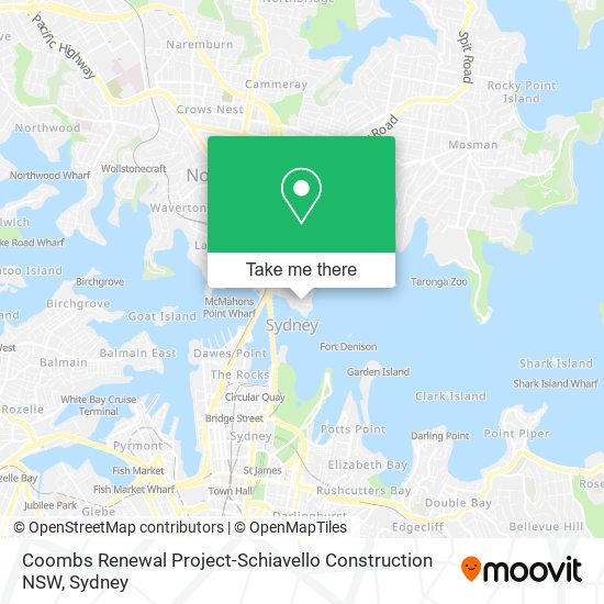 Mapa Coombs Renewal Project-Schiavello Construction NSW