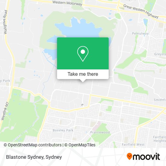 Mapa Blastone Sydney