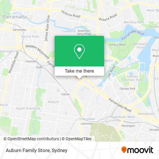 Auburn Family Store map