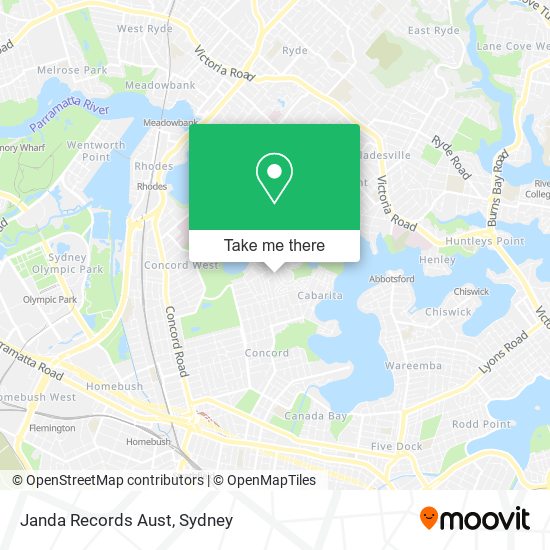 Janda Records Aust map