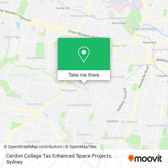 Cerdon College Tas Enhanced Space Projects map