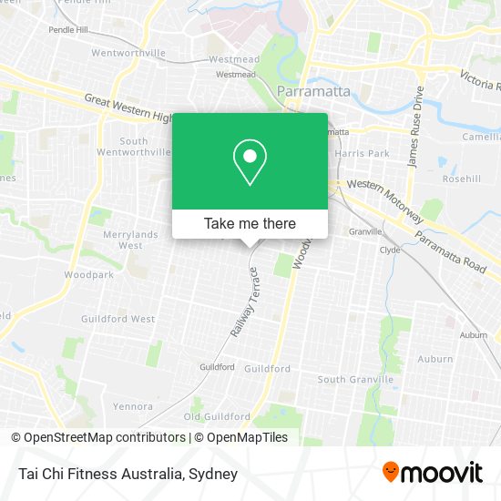Mapa Tai Chi Fitness Australia