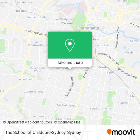 The School of Childcare-Sydney map