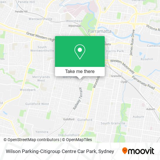 Wilson Parking-Citigroup Centre Car Park map