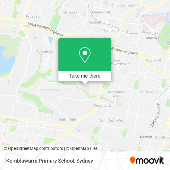 Mapa Kemblawarra Primary School