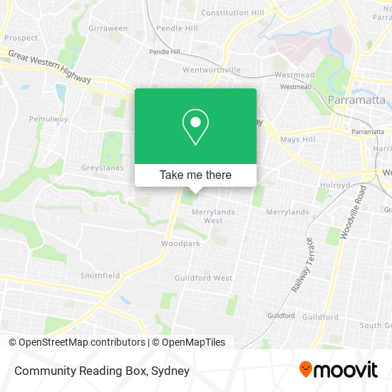Community Reading Box map