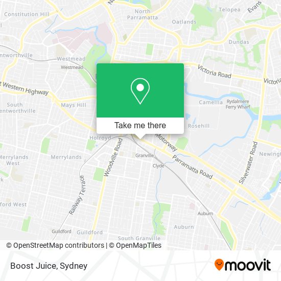 Boost Juice map