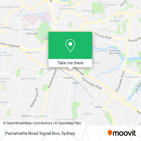 Parramatta Road Signal Box map