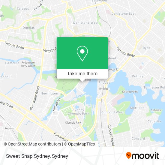Sweet Snap Sydney map