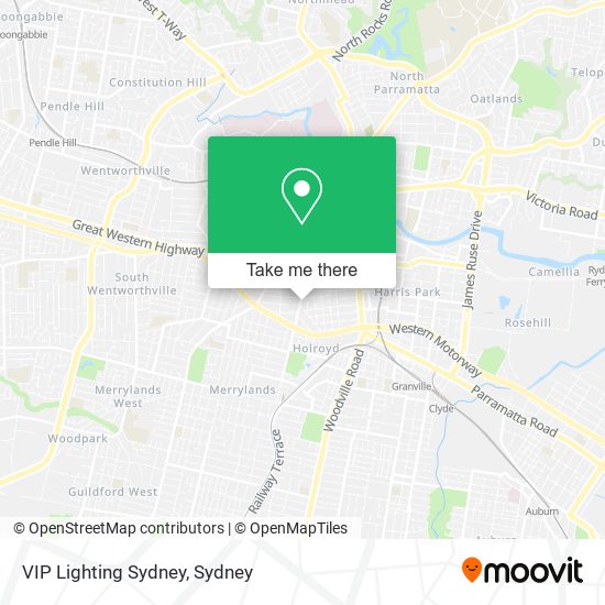 Mapa VIP Lighting Sydney