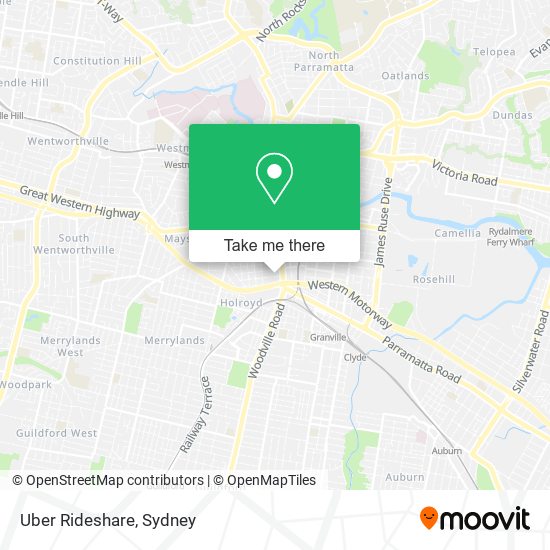 Uber Rideshare map