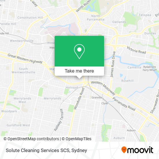 Mapa Solute Cleaning Services SCS