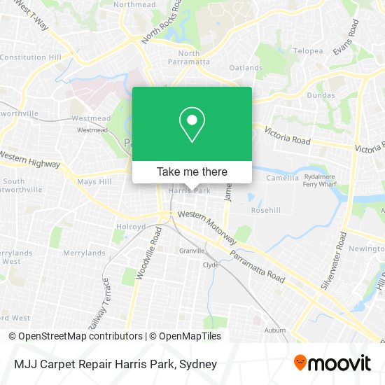 MJJ Carpet Repair Harris Park map