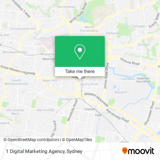 1 Digital Marketing Agency map