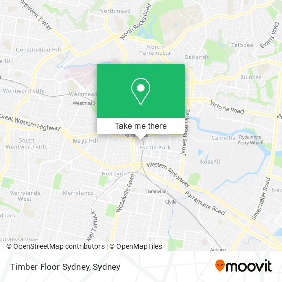 Timber Floor Sydney map