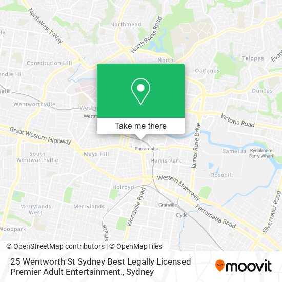 25 Wentworth St Sydney Best Legally Licensed Premier Adult Entertainment. map