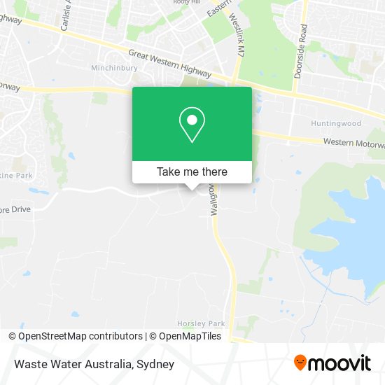 Mapa Waste Water Australia