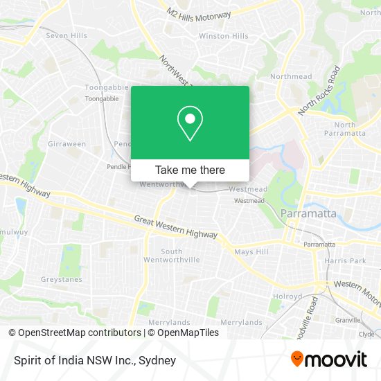 Spirit of India NSW Inc. map