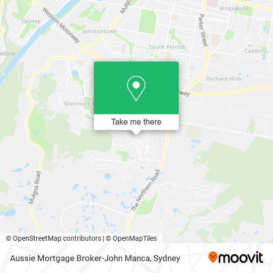 Aussie Mortgage Broker-John Manca map