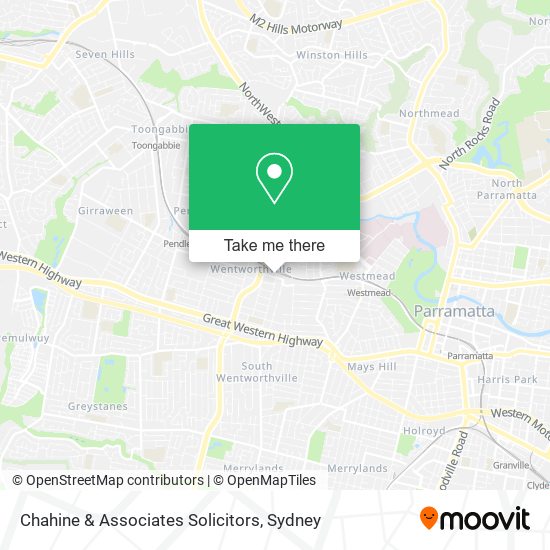 Chahine & Associates Solicitors map